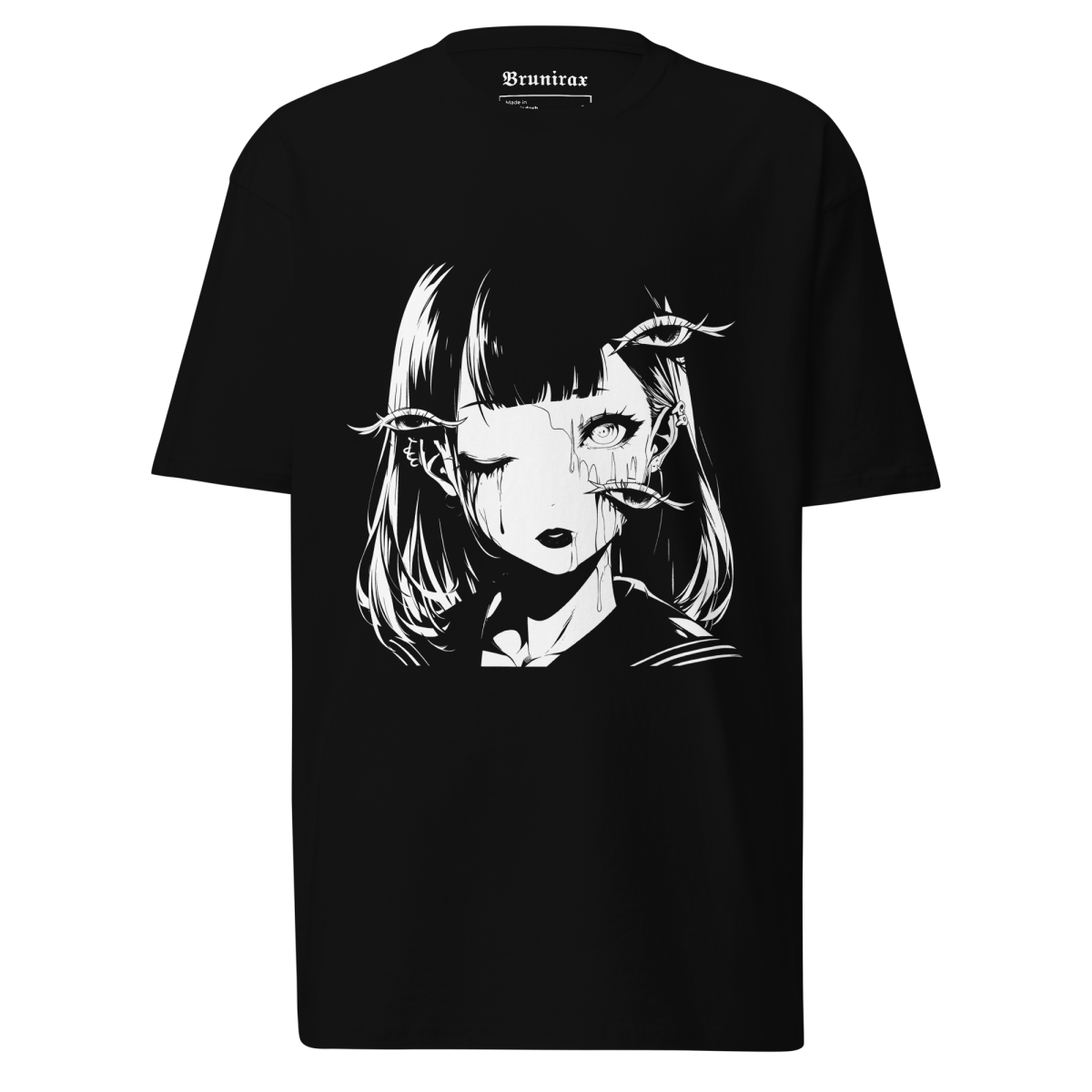 J - Horror Girl 2 - Premium Heavyweight 220g T-Shirt - Brunirax Shop