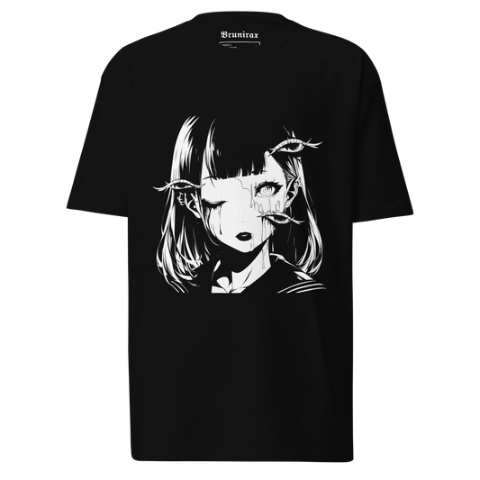 J - Horror Girl 2 - Premium Heavyweight 220g T-Shirt - Brunirax Shop