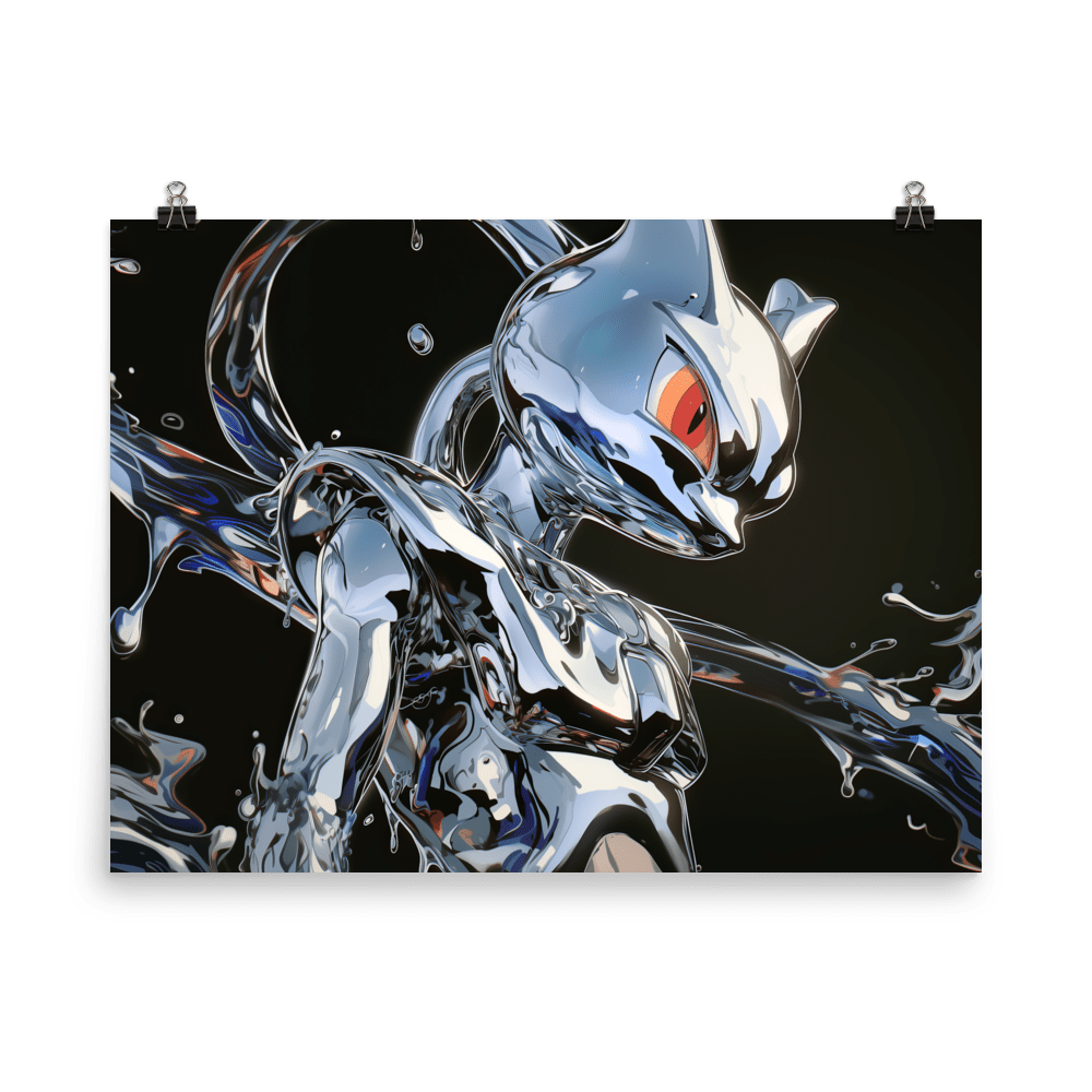 Metal Chrome Monster - Poster - Brunirax Shop