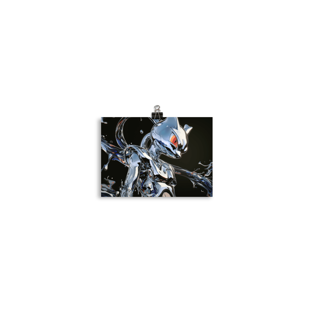 Metal Chrome Monster - Poster - Brunirax Shop