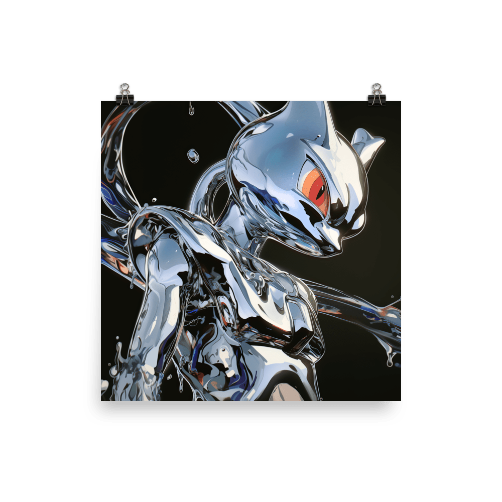 Metal Chrome Monster - Poster - Brunirax Shop