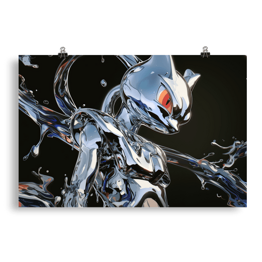 Metal Chrome Monster - Poster - Brunirax Shop