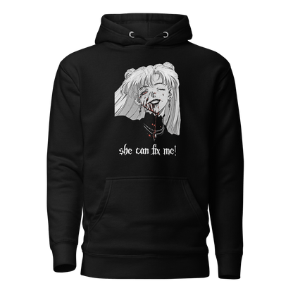 Nadia Vampire Lady "Fix Me" 2 - Unisex Hoodie - Brunirax Shop