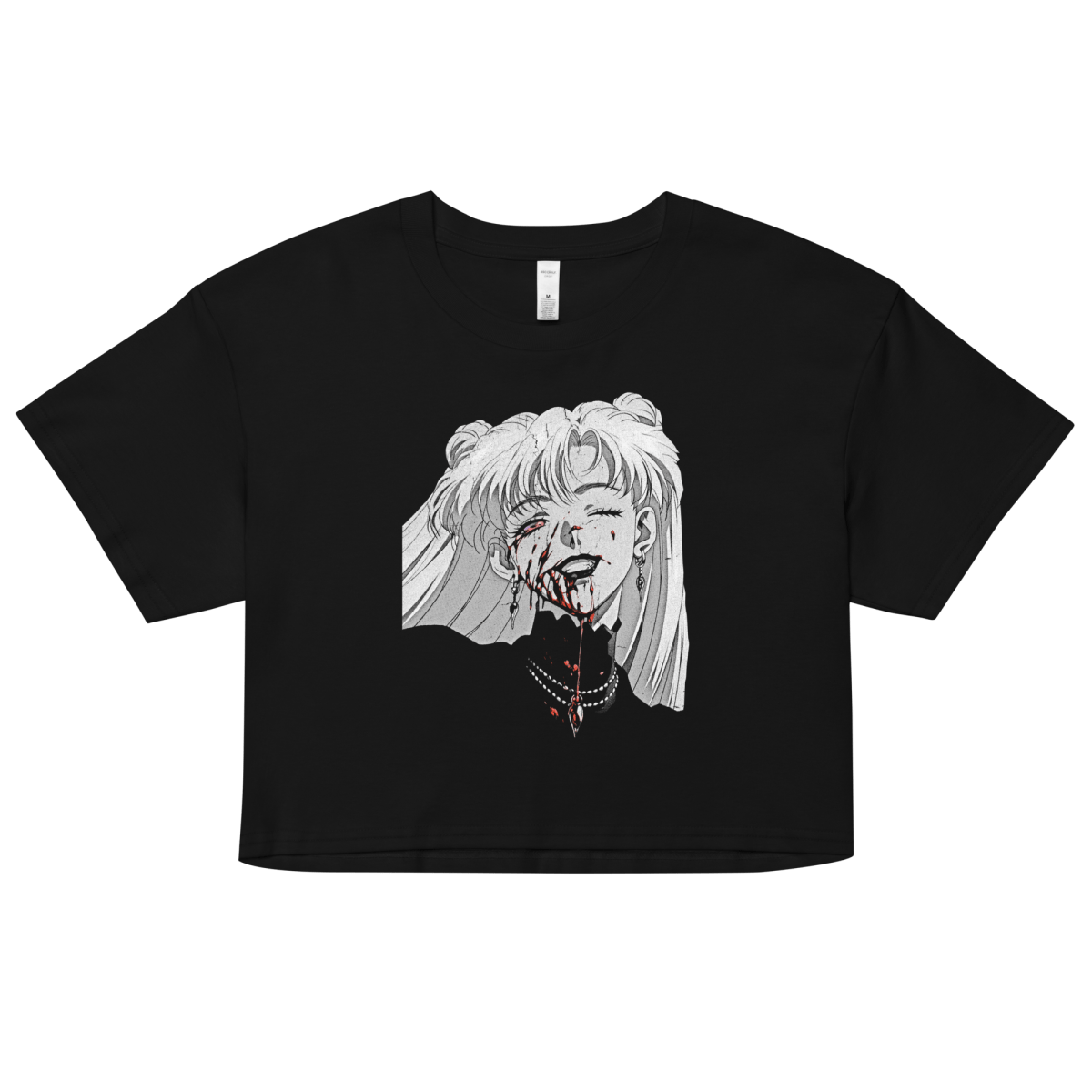 Nadia Vampire Lady - Relaxed Fit Heavy Weight - Crop Top - Brunirax Shop