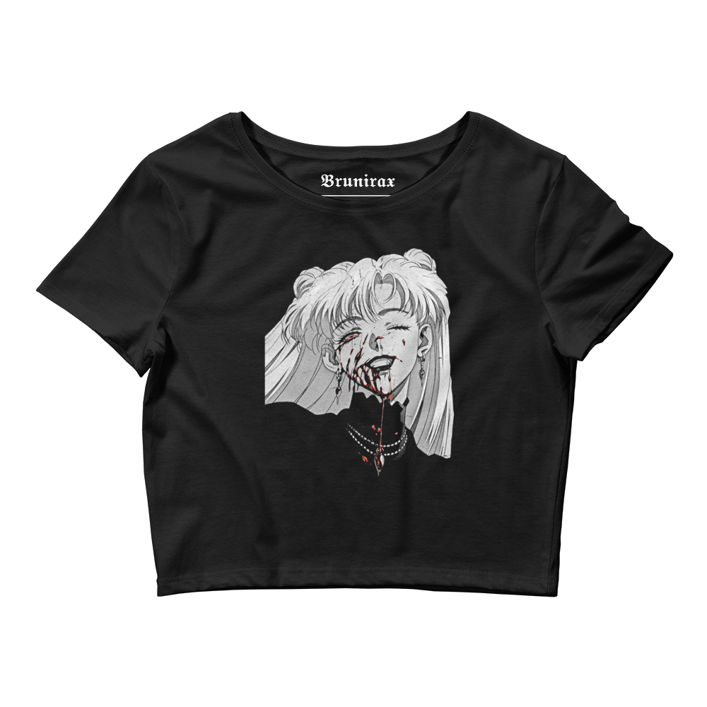 Nadia Vampire Lady - Slim Fit Light Weight - Crop Top - Brunirax Shopcrop top