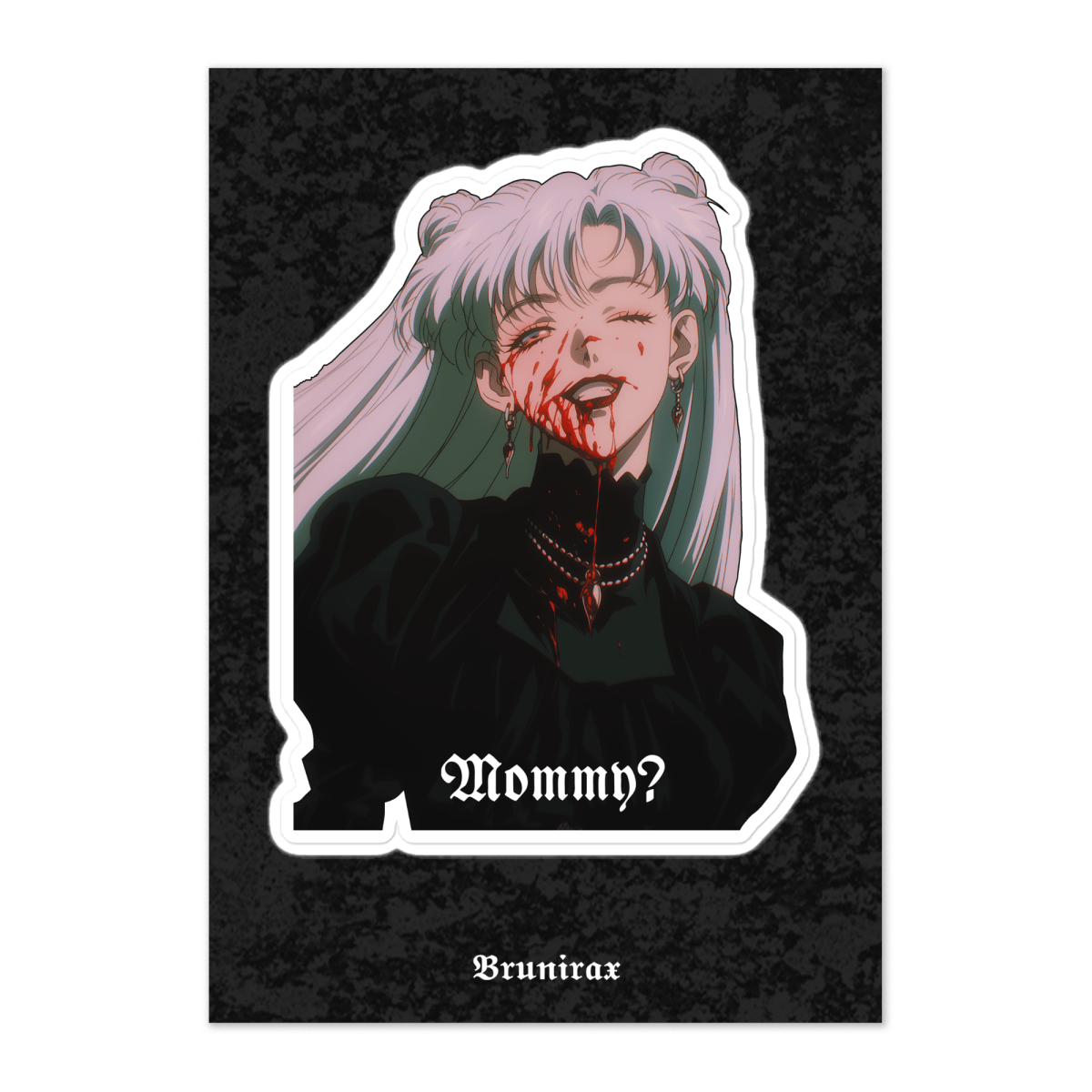 Nadia Vampire Lady - Sticker Sheet 3 - Brunirax Shop