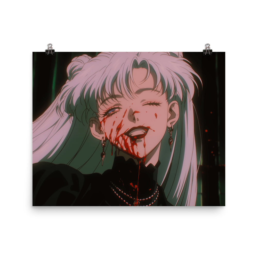 Nadia Vampire Lady Zoom In - Poster - Brunirax Shop