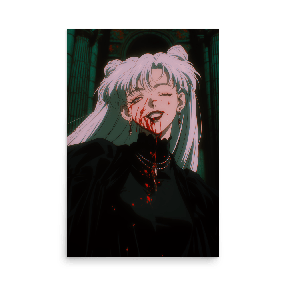 Nadia Vampire Lady Zoom In Vertical - Poster - Brunirax Shop