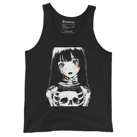 Skeleton Girl - Tank Top - Brunirax Shop