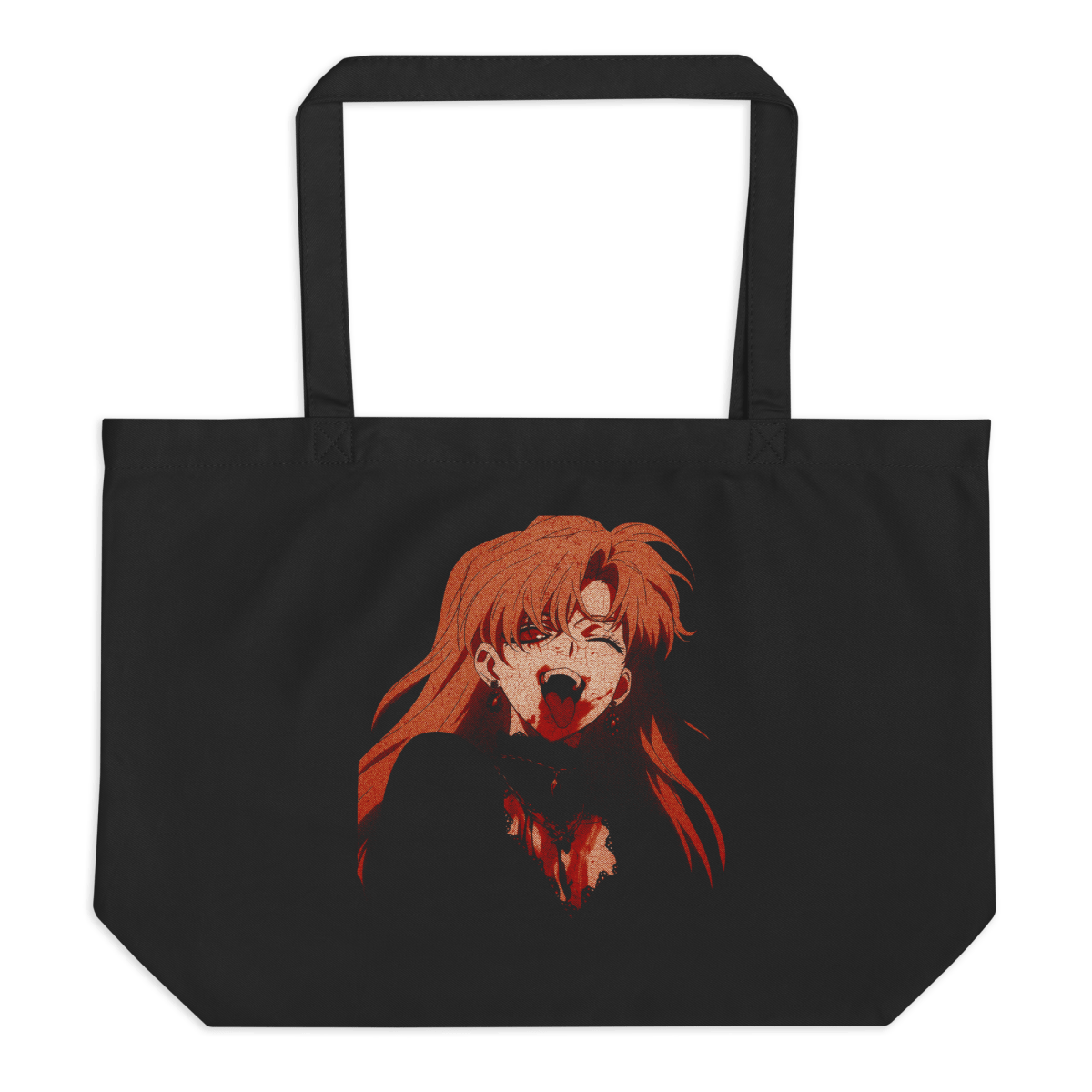 Valentina Vampire Lady - Large Organic Tote Bag - Brunirax Shoptote bag