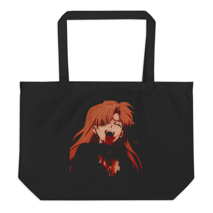 Valentina Vampire Lady - Large Organic Tote Bag - Brunirax Shoptote bag