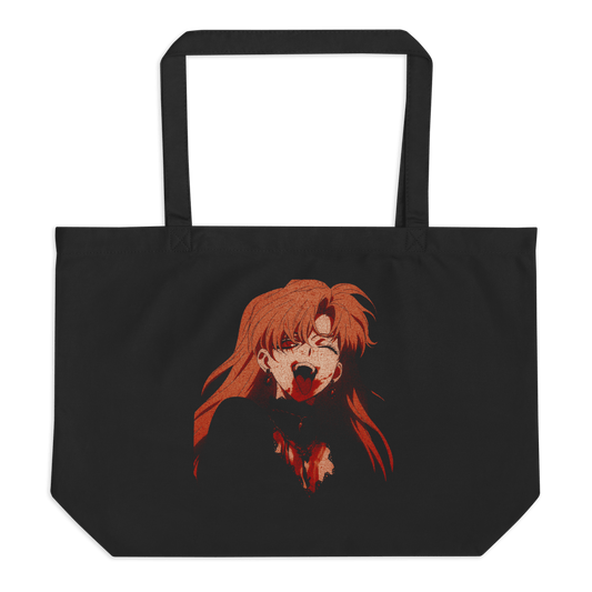 Valentina Vampire Lady - Large Organic Tote Bag - Brunirax Shoptote bag