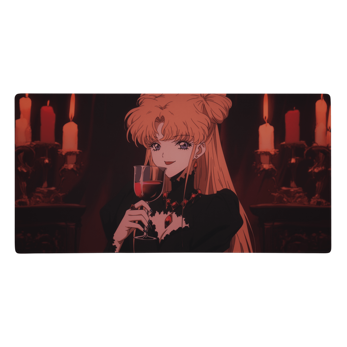 Valentina Vampire Lady Wine Version - Mousepad - Brunirax Shop