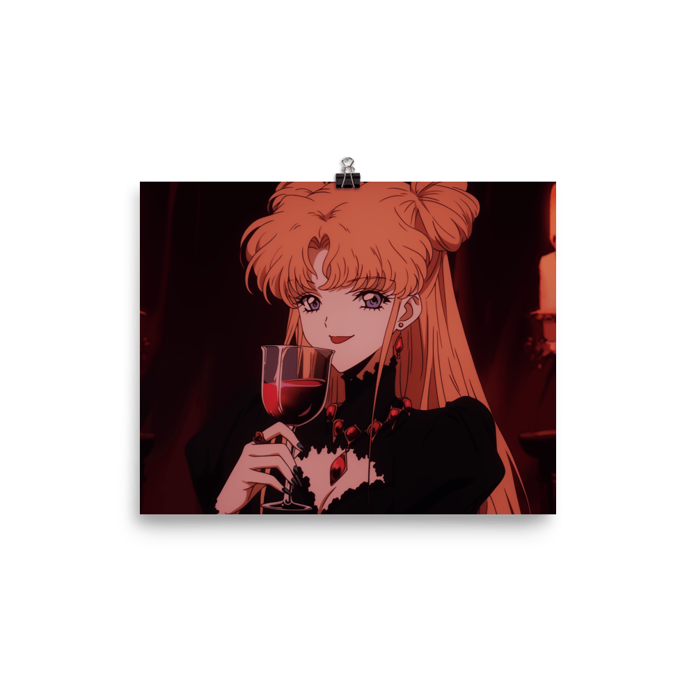 Valentina Vampire Lady Wine Version - Poster - Brunirax Shop