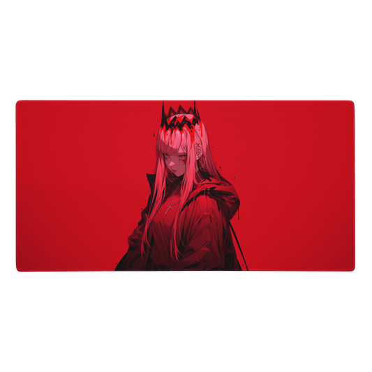 Vampire Pink Lady Crown - Mousepad - Brunirax Shop