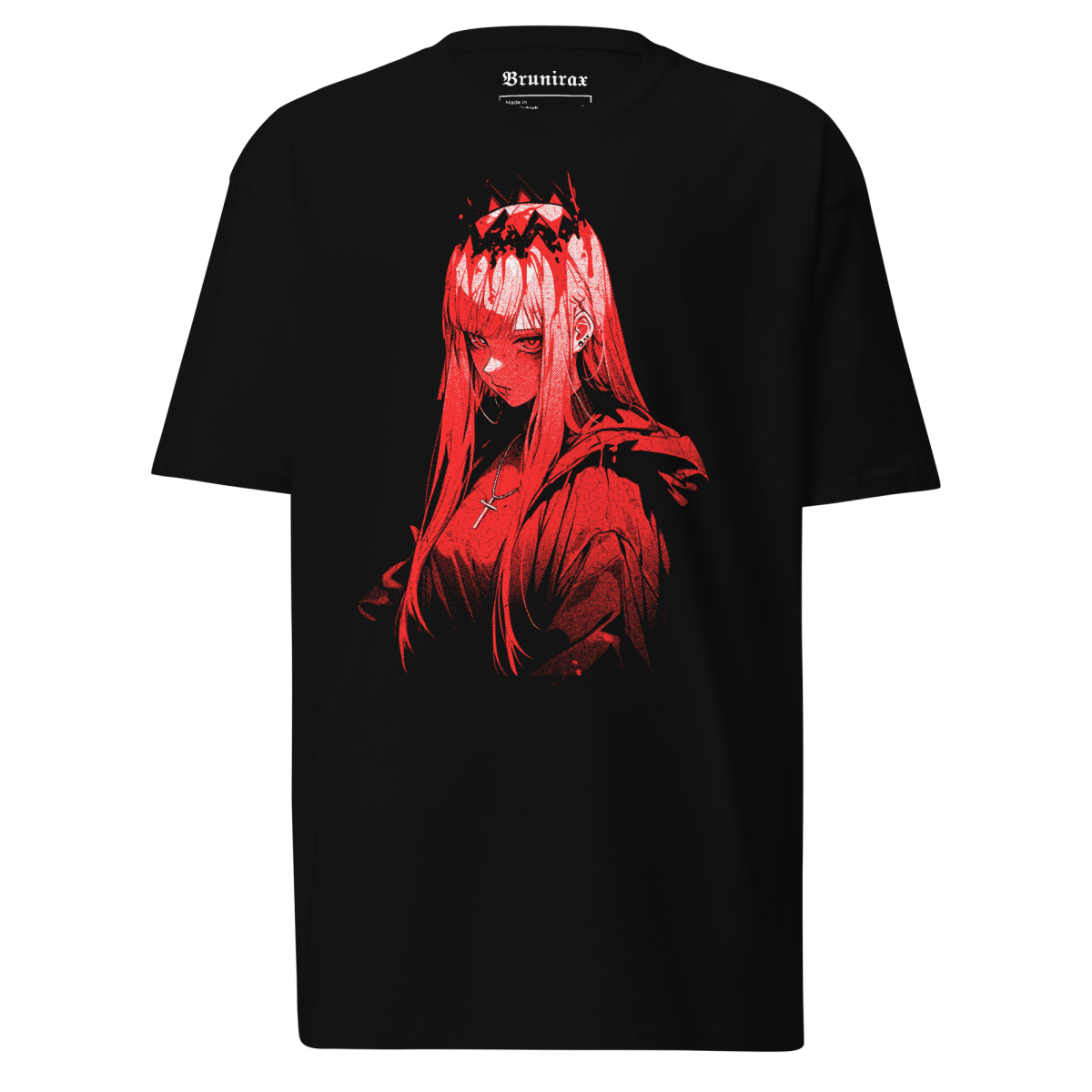 Vampire Pink Lady Crown - Premium Heavyweight 220g T-Shirt - Brunirax Shop