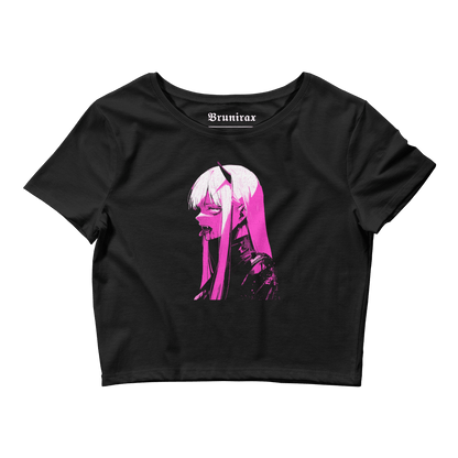 Vampire Pink Lady Crown - Slim Fit Light Weight - Crop Top - Brunirax Shop