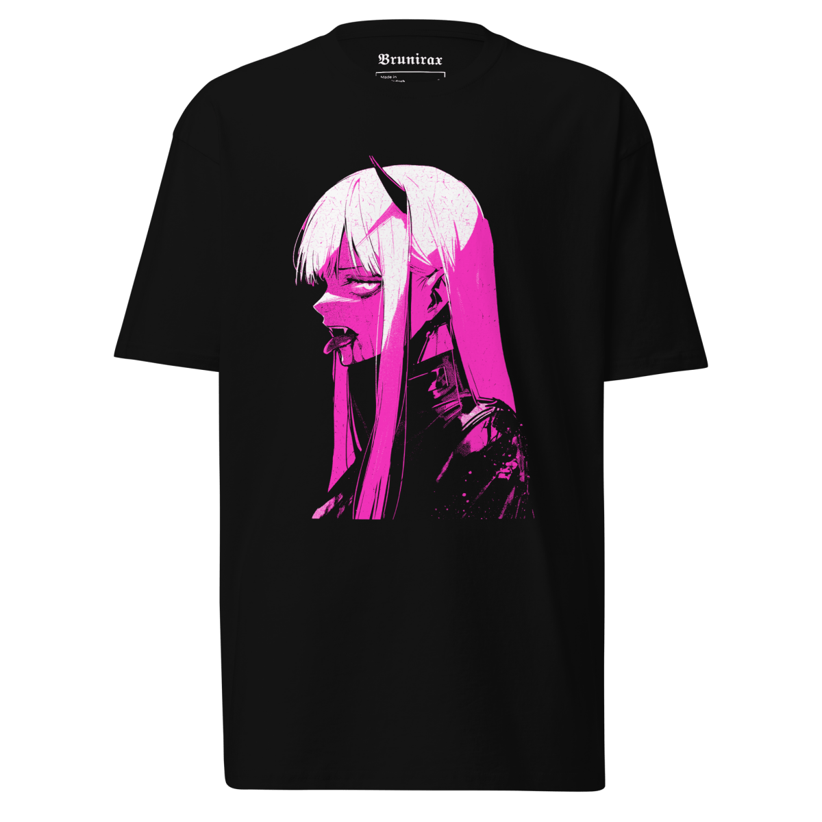 Vampire Pink Lady - Premium Heavyweight 220g T-Shirt - Brunirax Shop