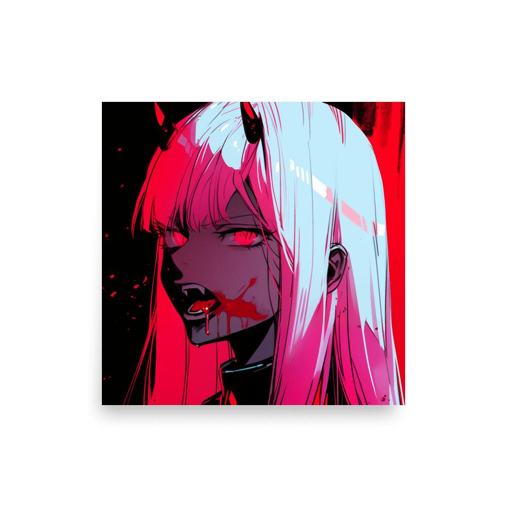 Vampire Pink Lady Vertical - Poster - Brunirax Shop