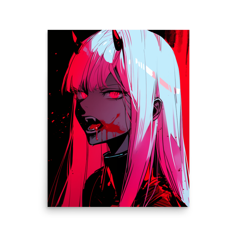 Vampire Pink Lady Vertical - Poster - Brunirax Shop