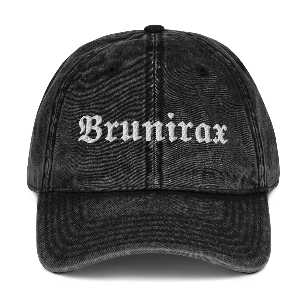 Vintage Cotton Twill Cap - Brunirax - Brunirax Shop