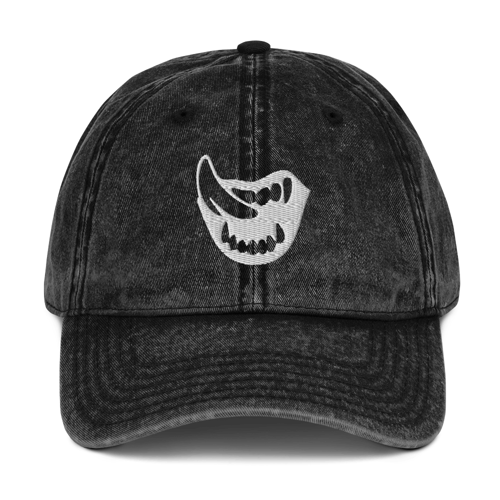 Vintage Cotton Twill Cap - Vampire Fangs - Brunirax Shop